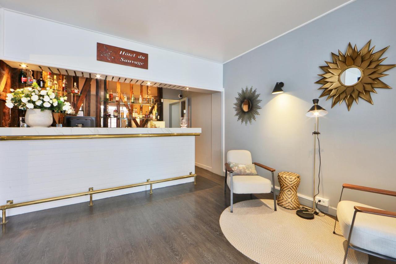 Logis Hotel & Restaurant Du Sauvage ラ・フェルテ・ゴシェ エクステリア 写真