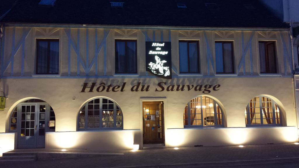 Logis Hotel & Restaurant Du Sauvage ラ・フェルテ・ゴシェ エクステリア 写真